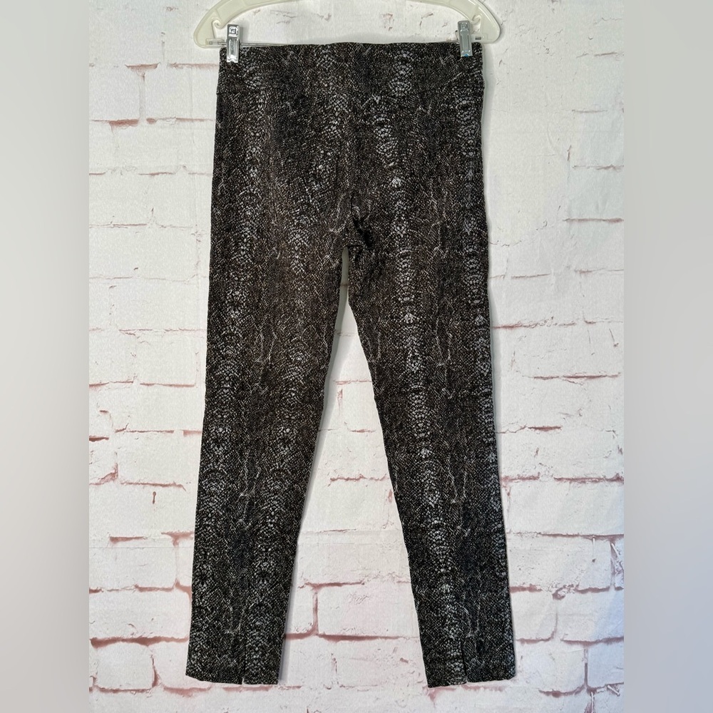 ELLIOTT LAUREN Snakeskin Print Pull On Skinny Legging Size 4 Pant 29 inch waist - Picture 10 of 13